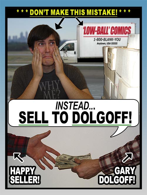 Sell to Gary Dolgoff Comics